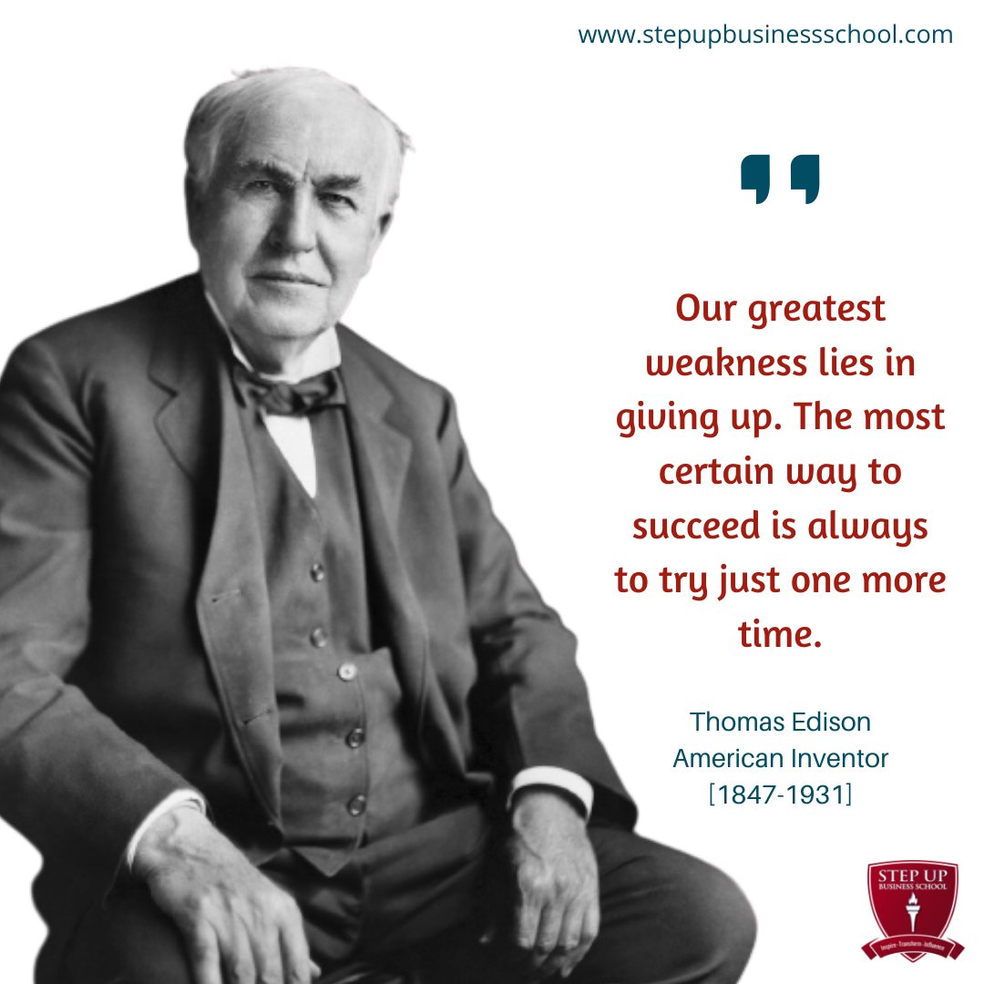 StepUpBusiness's tweet photo. Never give up

#nevergiveup #onemoretime #stepupbusinesschool https://t.co/pZm5tOwOF7
