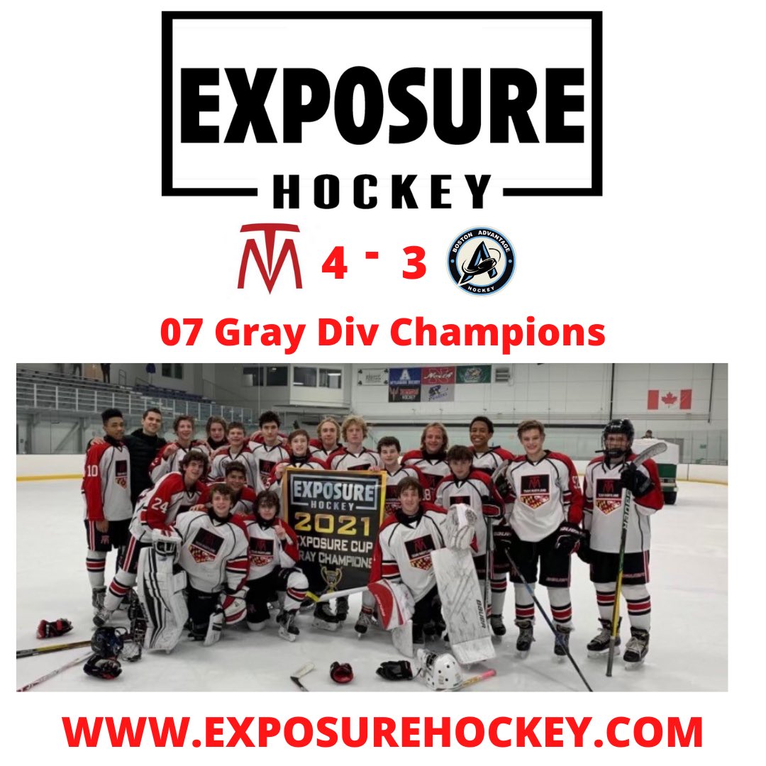 Exposure Hockey Group (@exposure_hockey) on Twitter photo Congratulations to Team Maryland 2007 on their Exposure Cup Gray Championship Sunday in Boston. <a href="/CoachMurphy7843/">Brian F. Murphy</a> <a href="/NEHockeyJournal/">New England Hockey Journal</a> <a href="/AHRhockey/">Amateur Hockey Rept.</a> @WorldHkyHub @44_VisionHockey <a href="/TeamMarylandAAA/">Team Maryland Hockey</a> <a href="/jeffcox425/">Jeff Cox</a> <a href="/_Neutral_Zone/">Neutral Zone</a> <a href="/CoachMurphy7843/">Brian F. Murphy</a> <a href="/NZPrepHockey/">NZPrepHockey</a> Congratulations to Team Maryland 2007 on their Exposure Cup Gray Championship Sunday in Boston. <a href="/CoachMurphy7843/">Brian F. Murphy</a> <a href="/NEHockeyJournal/">New England Hockey Journal</a> <a href="/AHRhockey/">Amateur Hockey Rept.</a> @WorldHkyHub @44_VisionHockey <a href="/TeamMarylandAAA/">Team Maryland Hockey</a> <a href="/jeffcox425/">Jeff Cox</a> <a href="/_Neutral_Zone/">Neutral Zone</a> <a href="/CoachMurphy7843/">Brian F. Murphy</a> <a href="/NZPrepHockey/">NZPrepHockey</a>