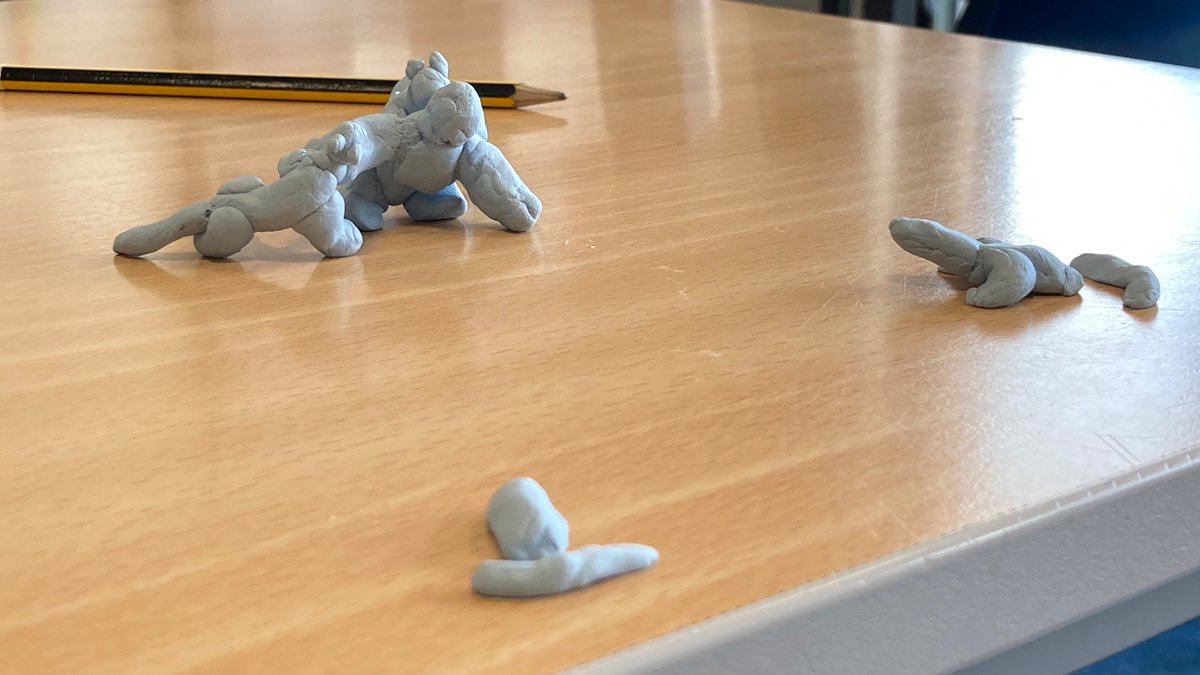 Rainforest layer triaramas and blue tac rainforest creatures (featuring gorilla, panthers and assorted crocodiles) with P12 today!