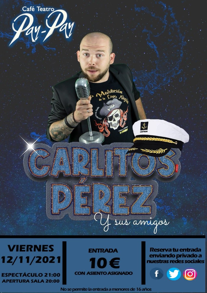 Volvemos al @ElPayPay  con nuevas sorpresa y con la visita de Emilio gutierrez Cruz el libi recuperado y con más ganas que nunca.
Lo subiremos a soltar dos barbaridades??  Ome por favor 

Os esperamos