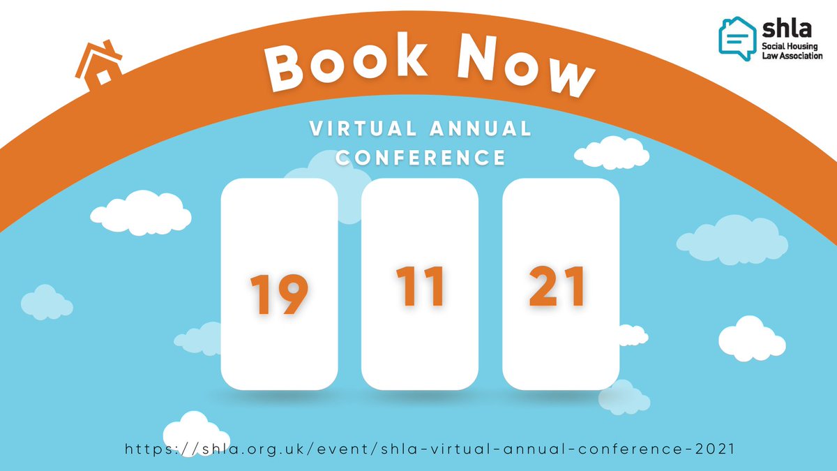 SHLA_housing's tweet photo. Join us on November 19 from the comfort of your home or office to enjoy a packed and diverse programme that addresses issues at the heart of social housing law. Booking is open for this much anticipated online event. https://t.co/JHxwsmeDna https://t.co/RD30eQJHp4
