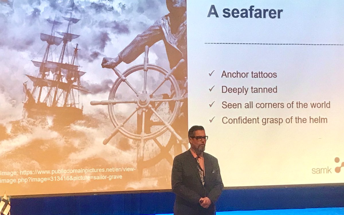 ElisaMikko's tweet photo. ”The change is in the means, not the goal”, says @JanneLahtinen4 at #ISTLAB The goal remains the same: move ship and cargo (and crew, if any) safely and quickly.
Seafarers of today are not the same as yesterday due to enhanced situational awareness and advanced navigational aids. https://t.co/pU8scDWkIT