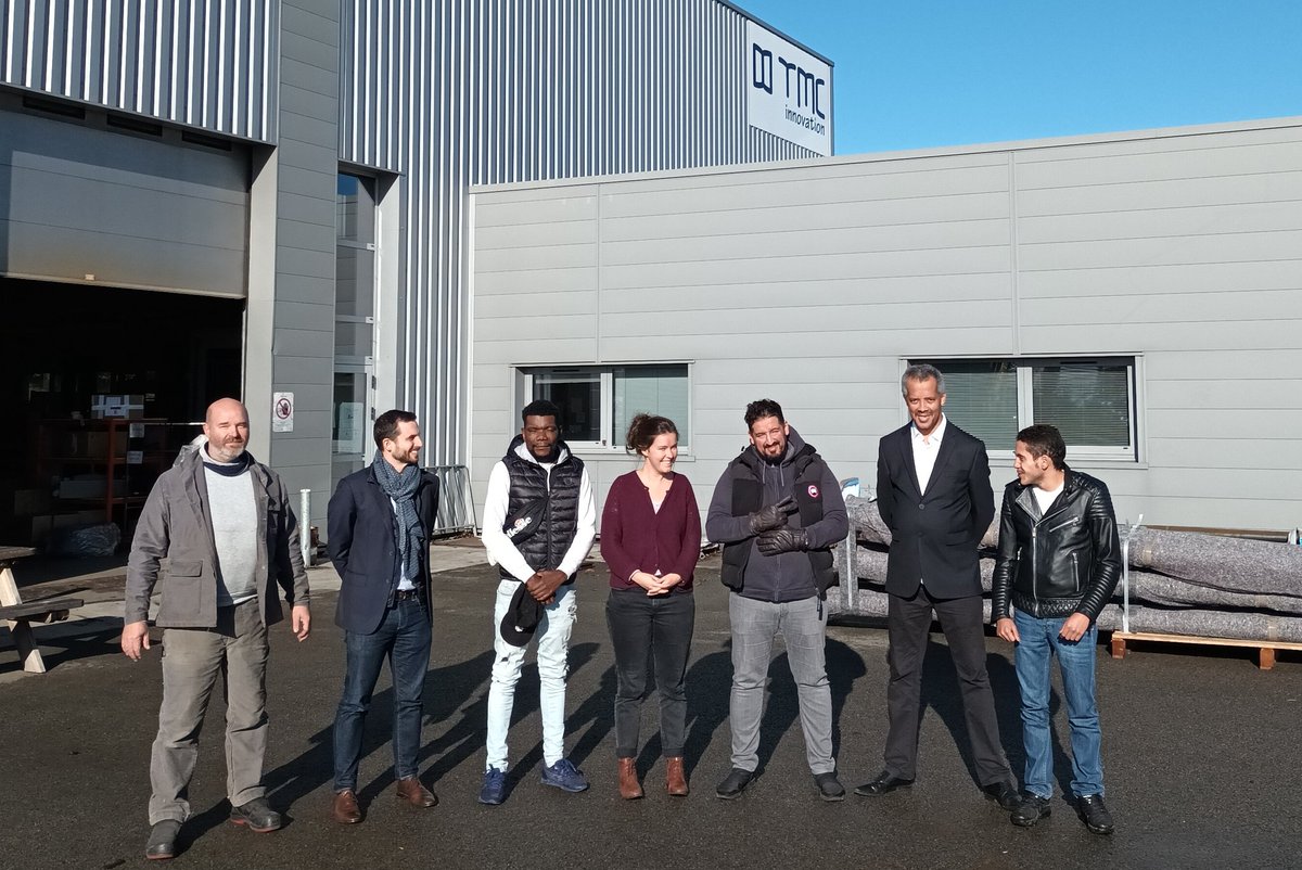 assoP2C's tweet photo. 🟠 Ce matin, nos pilotes ont découvert l'entreprise @Tmc_Innovation spécialisée dans la fabrication de mobilier urbain. Une étape importante dans leur parcours de réinsertion. Un grand MERCI à @Gregory_Flipo et son équipe pour leur accueil et leurs conseils 🙏 https://t.co/e4x4a7tJVm