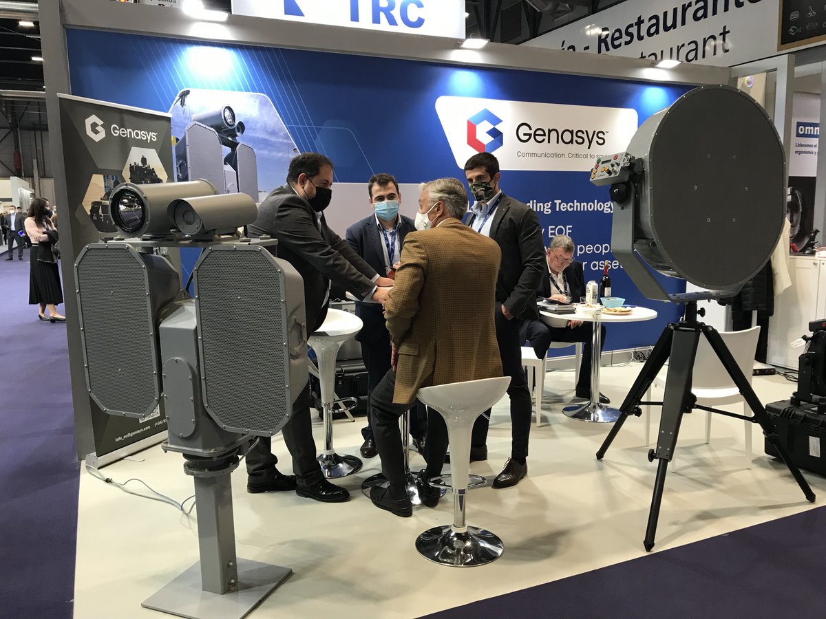 GenasysEU's tweet photo. The FEINDEF International Defense and Security Fair begins today. Come to stand C23 in pavilion 10 to see how Genasys can provide high level boarder security, EOF, evaluation of intent, crowd control, deterrent, and more.
#AcousticHailingDevice #army #safety #bordersecurity https://t.co/eaVbImSsts
