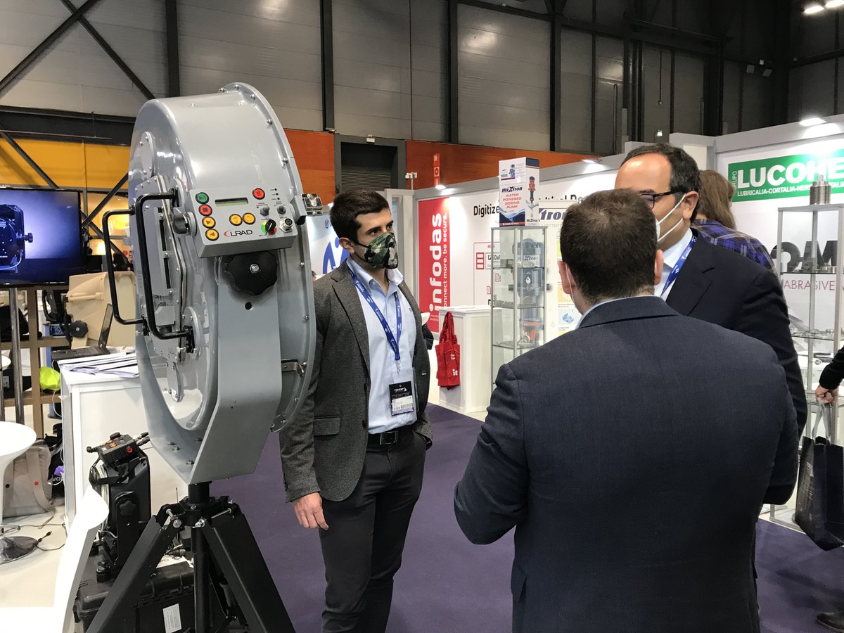 GenasysEU's tweet photo. The FEINDEF International Defense and Security Fair begins today. Come to stand C23 in pavilion 10 to see how Genasys can provide high level boarder security, EOF, evaluation of intent, crowd control, deterrent, and more.
#AcousticHailingDevice #army #safety #bordersecurity https://t.co/eaVbImSsts