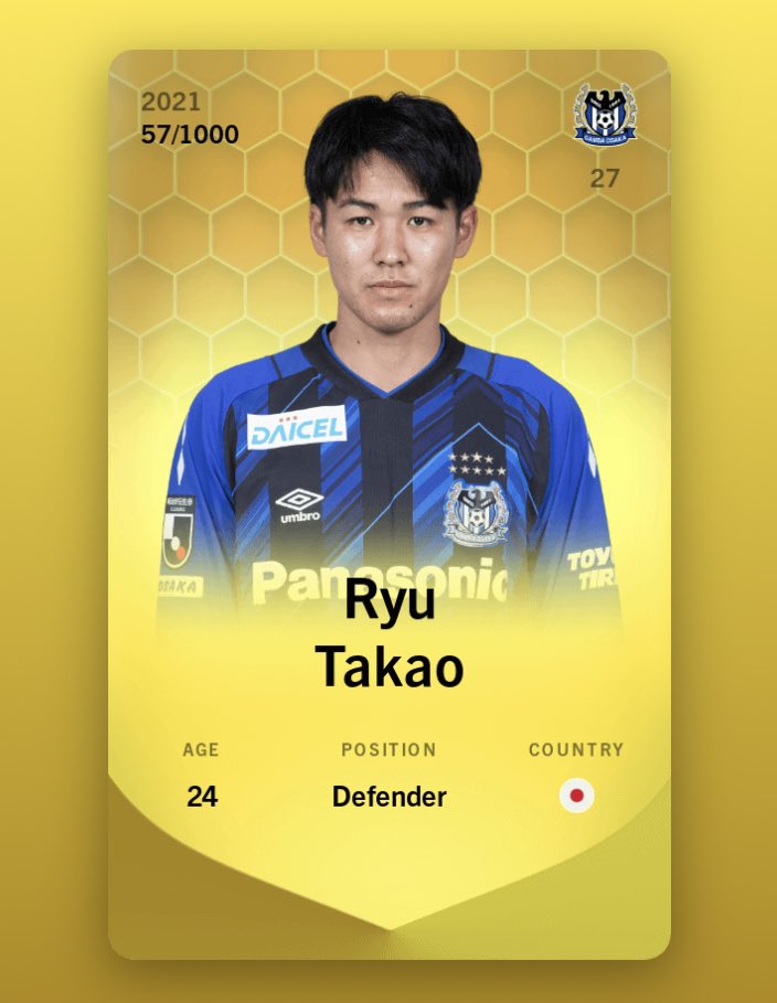 SorareHibee's tweet photo. 🎁#Sorare #NFT Giveaway 🎁 

It feels like a good time for another NFT giveaway

Ryu Takeo (Gamba Osaka) @SorareJapan is a big fan I believe 

To Enter 
- Like &amp; Retweet  
- Follow @Sorare_Podcast 

Winner ✍️ 8th Nov, Good luck 🤞

Not already joined 😧👇
https://t.co/3quM70MPt4 https://t.co/8F4LavowPg