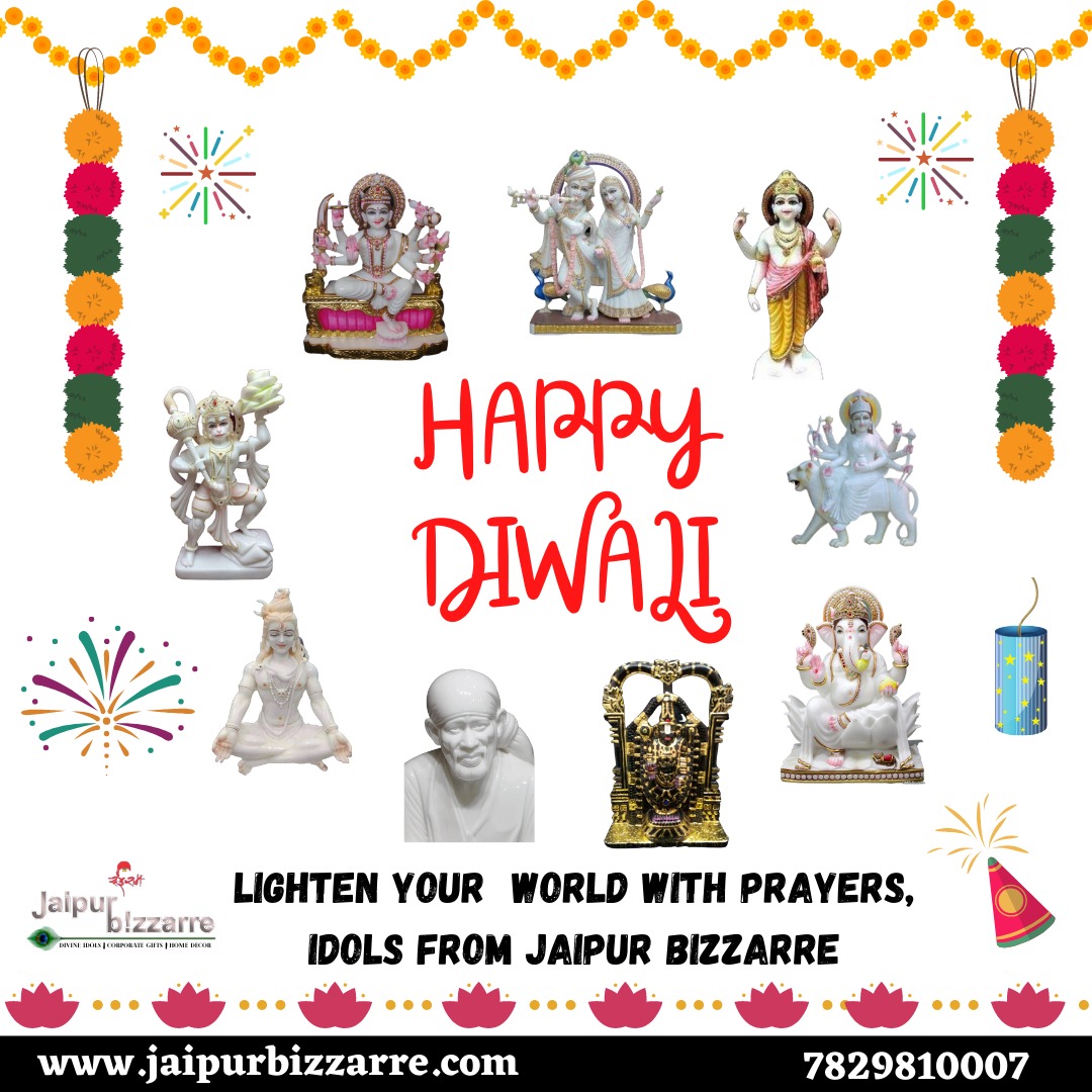 jaipurbizzarre's tweet image. The auspicious Hindu festival of lights, Diwali, also known as Deepavali, is here.
Follow 
jaipurbizzare.com

📞7829810007
#idols #handmadestatue #marblestatue #jaipurbizzare #handicrafts #god #love #worship #jaipur