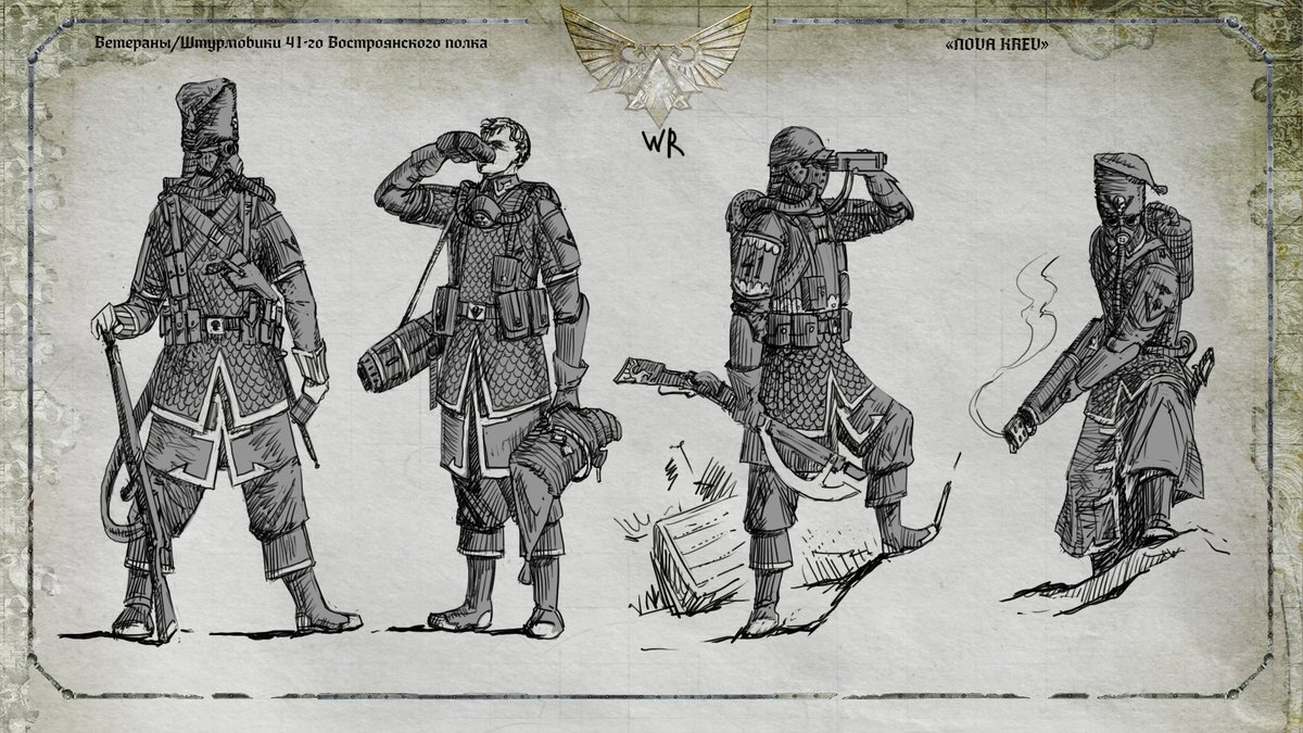 WolkRisovalshik (@wrisovalshik) on Twitter photo My vision of the Vostroyan uniform, and inspiration for it
#WH40k
#VostroyanFirstborn
<a href="/WRisovalshik/">WolkRisovalshik</a>
#Art My vision of the Vostroyan uniform, and inspiration for it
#WH40k
#VostroyanFirstborn
<a href="/WRisovalshik/">WolkRisovalshik</a>
#Art