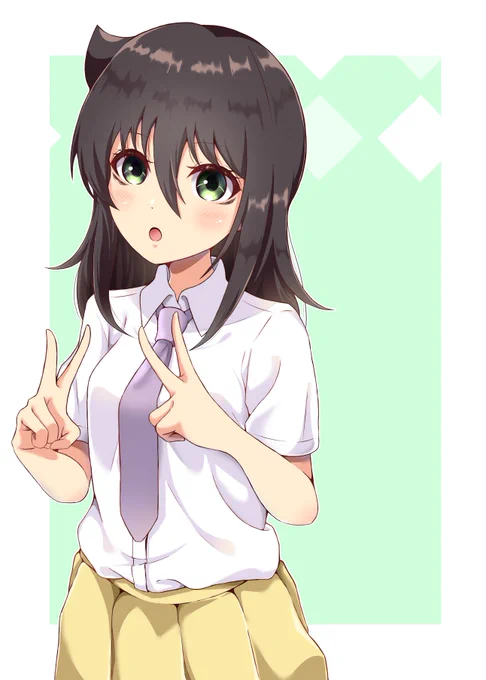 新刊の表紙できた!!!これで明日には脱稿できるはず…!#わたモテ 