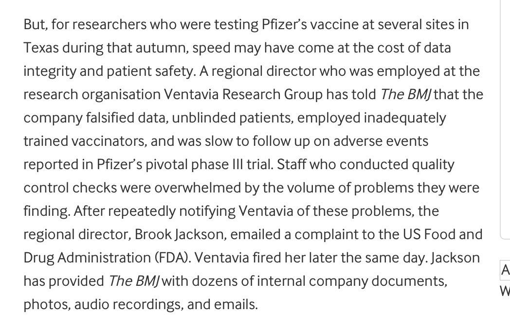 marybethpf's tweet photo. This is from British Medical Journal, hardly an anti-V pub. Serious “integrity and patient safety” issues on @pfizer trial. “Falsified data.”
#Ocala summit will ask: Give this to kids? Livestream coming. https://t.co/naurTWyUg1