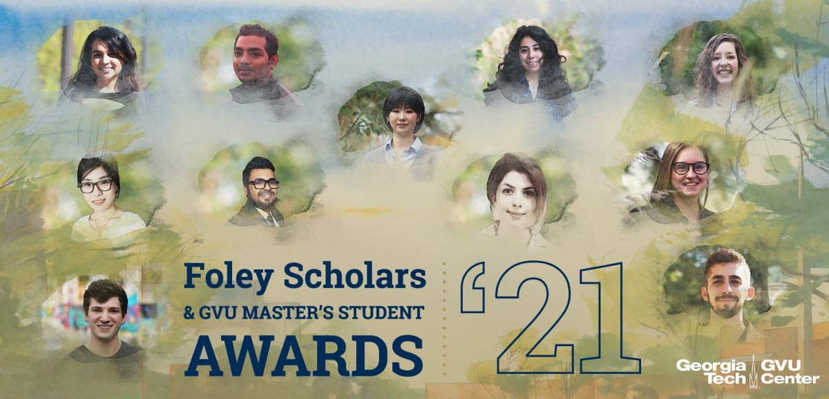 gvucenter's tweet photo. Congratulations to the 2021 GVU Distinguished Master's Student Ali Mirzazadeh. He, along with the Foley Scholars, represents the best of GVU's master's students working in the center's affiliated research labs. Read more about Ali and his fellow honorees.

https://t.co/HDVO7LeCiS https://t.co/GTDBqDznhx