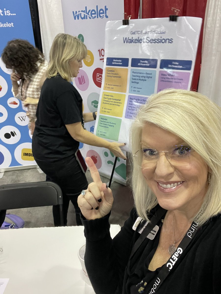hcanup's tweet photo. With some of my best peeps doing what we love, continuing our journey to learn all we can while here at #GaETConf @jennsaine @tkofke @lwilban @aimvick https://t.co/1qPD5GpCMQ
