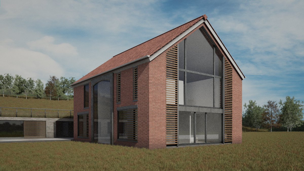 Marvel in this full refurbishment, conversion and extension of a 19th century farm building located in the South Downs National Park; The project will adopt an attractive landscape-led approach.

#3drender