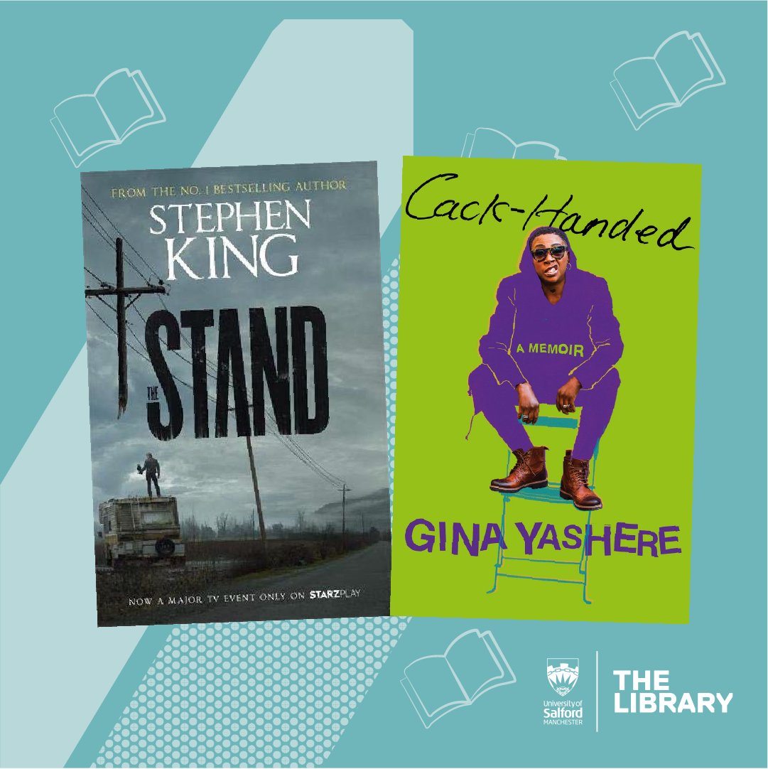 TheLibraryUoS's tweet image. Latest additions to our #LeisureReading collection 📕

The Stand by @StephenKing 
Cack-Handed by @ginayashere 
Punching the Air by Ibi Zoboi &amp;amp; @dr_yusefsalaam 
Bamboozled by Jesus by @YvonneOrji 

What would you like to see next?!