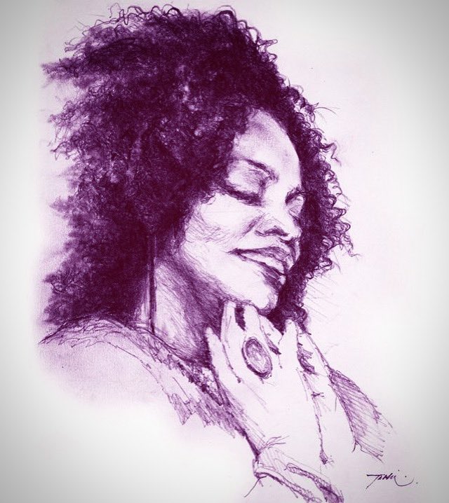    Happy Birthday! a sketch for Ms. Dianne Reeves. 