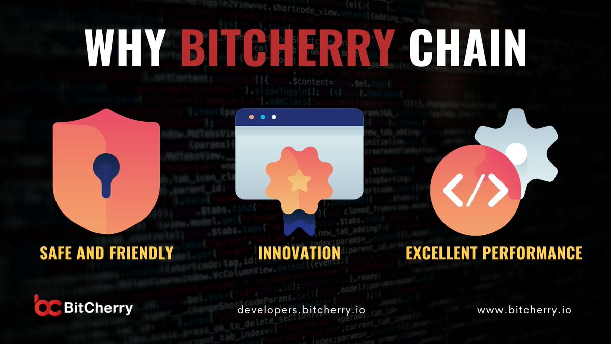 Why Choose #BitCherry?

BitCherry is a universal blockchain infrastructure that meets commercial applications, provides a high-performance, high-secure, and high-available underlying public chain.

🛡 bitcherry.io
🛡 bitcherry.io/developer

#Blockchain #IPv8 #BCHC