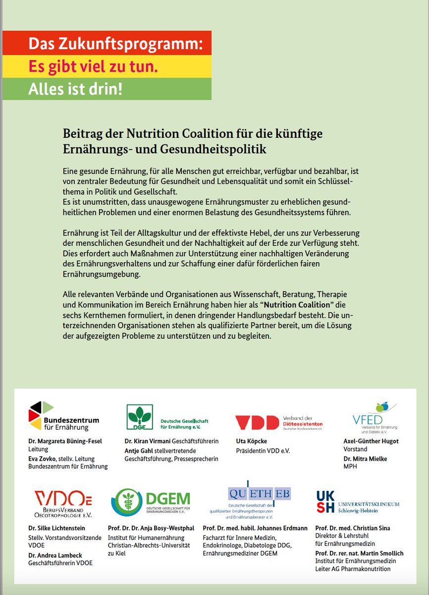 Deutsche Gesellschaft für Ernährung e. V. (DGE) tweet media