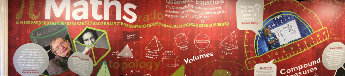 Harper_maths's tweet photo. What a lovely way to come back to school after the Half Term break seeing all these department specific wall displays. https://t.co/SxYnQb1wGW