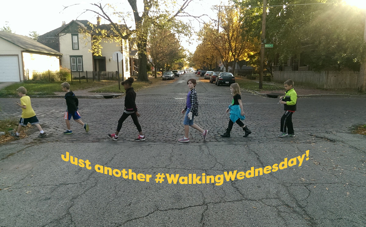 walkingclassrm's tweet photo. We love #WalkingWednesday! ...and #WalkingThursday... and #WalkingFriday... and... you get the idea. Now get out there! #TheWalkingClassroom #walklistenlearn #walkmore https://t.co/tWjfdRikdX