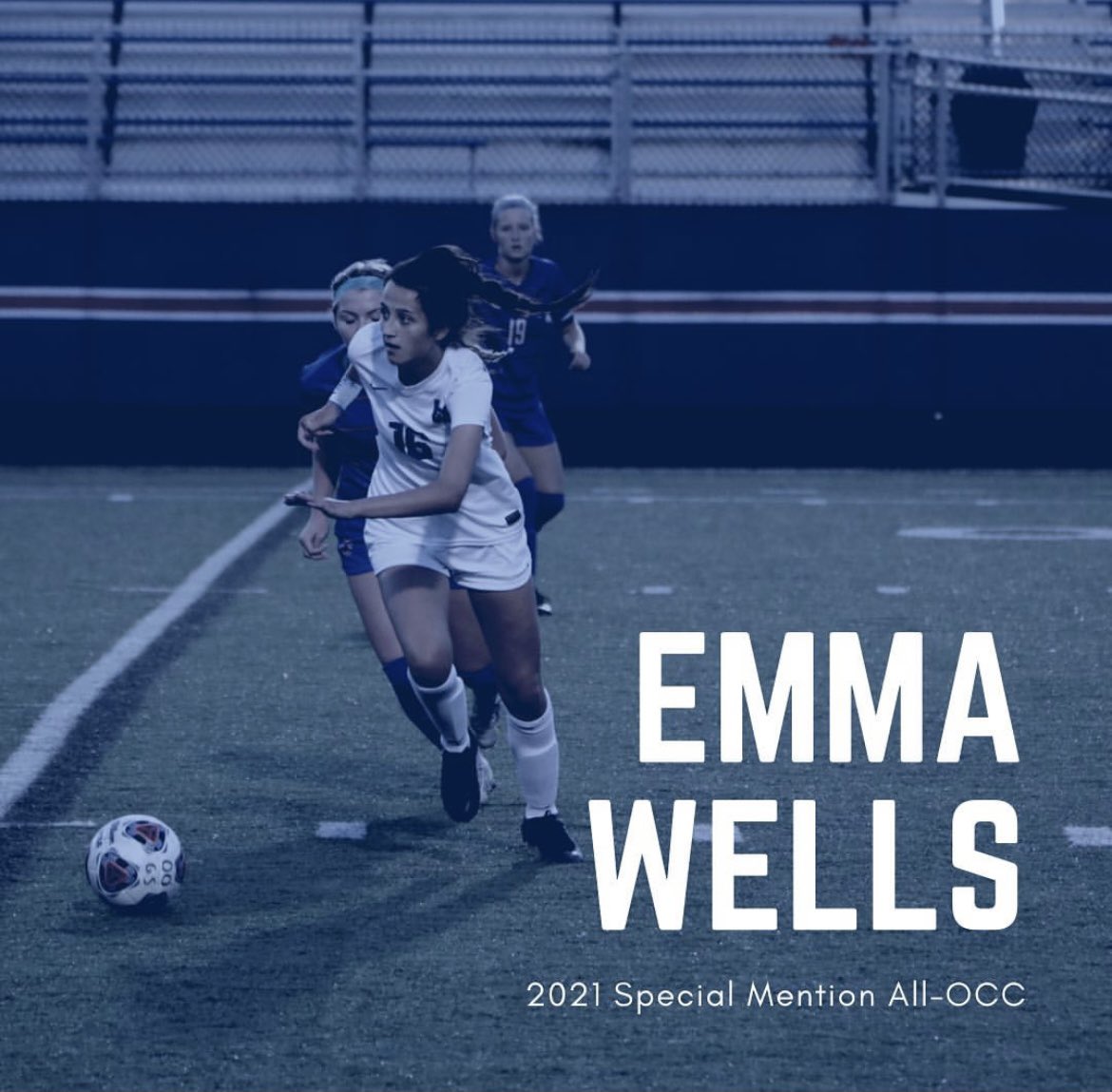 HDgirlssoccer's tweet photo. Congratulations to Emma Wells! Special mention all OCC! Great work Emma! https://t.co/hDfVSctL7C