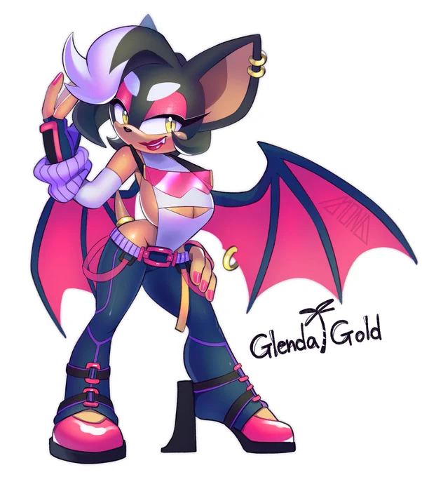 (OC)Glenda Gold #sonicoc #MNイラスト 