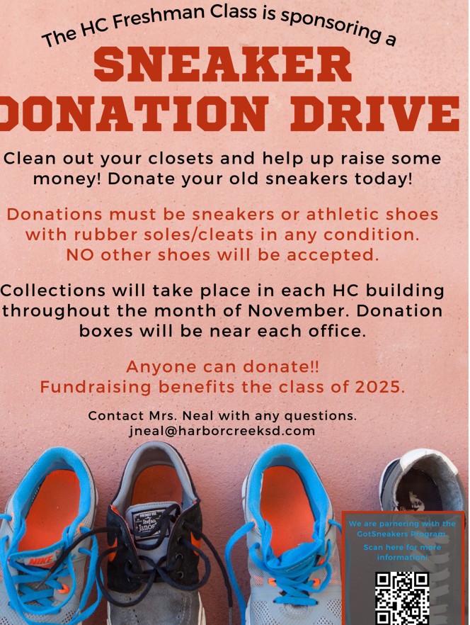HCPrincipals's tweet photo. Donate your gently used sneakers. https://t.co/1L1csNtrmc