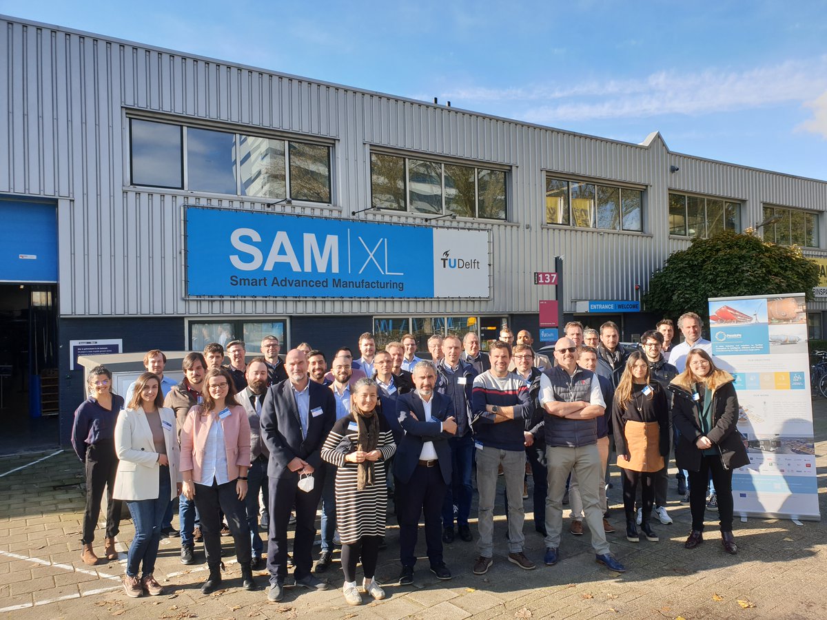 PenelopeEU1's tweet photo. 📢 @PenelopeEU1 Consortium is at SAM XL, the fieldlab of @tudelft! 

During 2-days, the consortium will work to further advance the #manufacturing of large-part components.

Thank you @tudelft for the organization!

👉 Be a part of PeneloPe´s community: https://t.co/JvjV2Cj7BJ https://t.co/drGDzLadeg