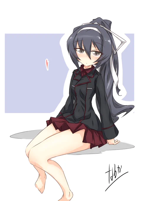#ガルパン 
#冷泉麻子
黒森峰Ver 