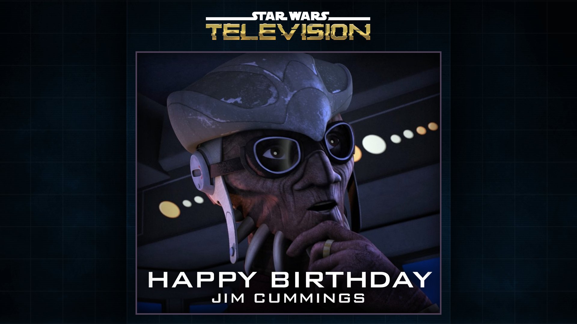 Happy birthday to Jim Cummings, the voice of Hondo Ohnaka!  