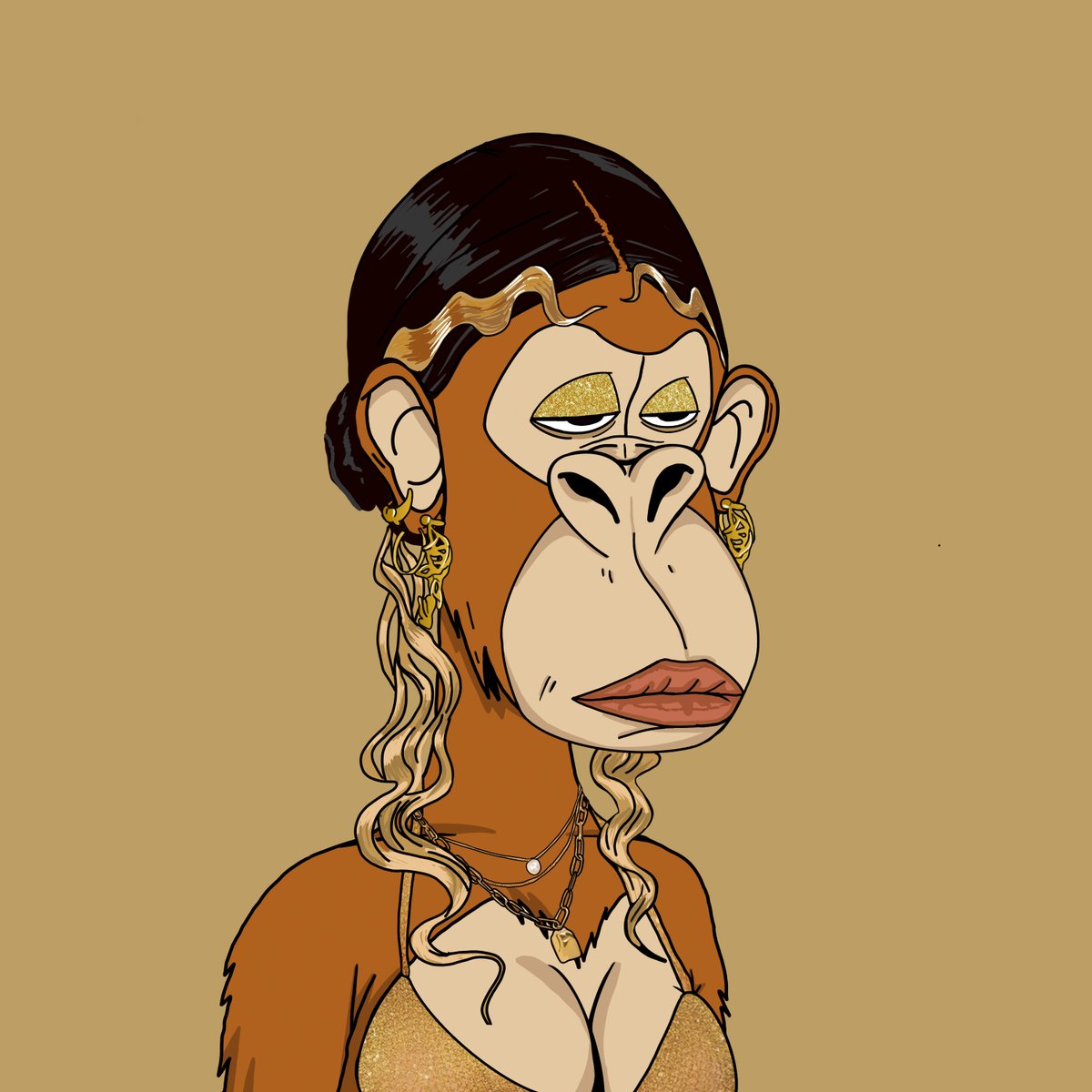 DApeWives's tweet photo. Hi @KylieJenner this is the the Ape you need! Inspired by you so it must be yours! LA Ape Wife by the @DApeWives https://t.co/j29X4VBsAk