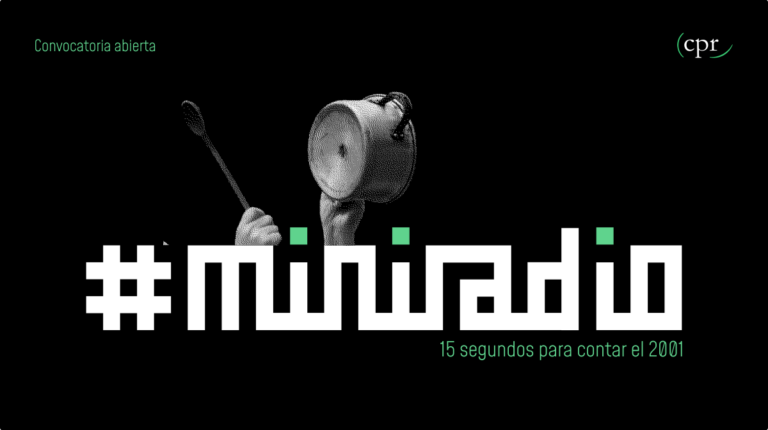 CprSuena's tweet photo. 🔥 Convocatoria abierta: 15 segundos para contar el 2001

📻 Mandanos tu #MIniRadio para los 20 años del 19 y 20 de diciembre de 2001.

⏳ El desafío es contarlo con cualquier género sonoro pero en menos de 15 segundos.

📈 Enterate acá: https://t.co/XqnSQsfGci https://t.co/HGZaZDuTH6