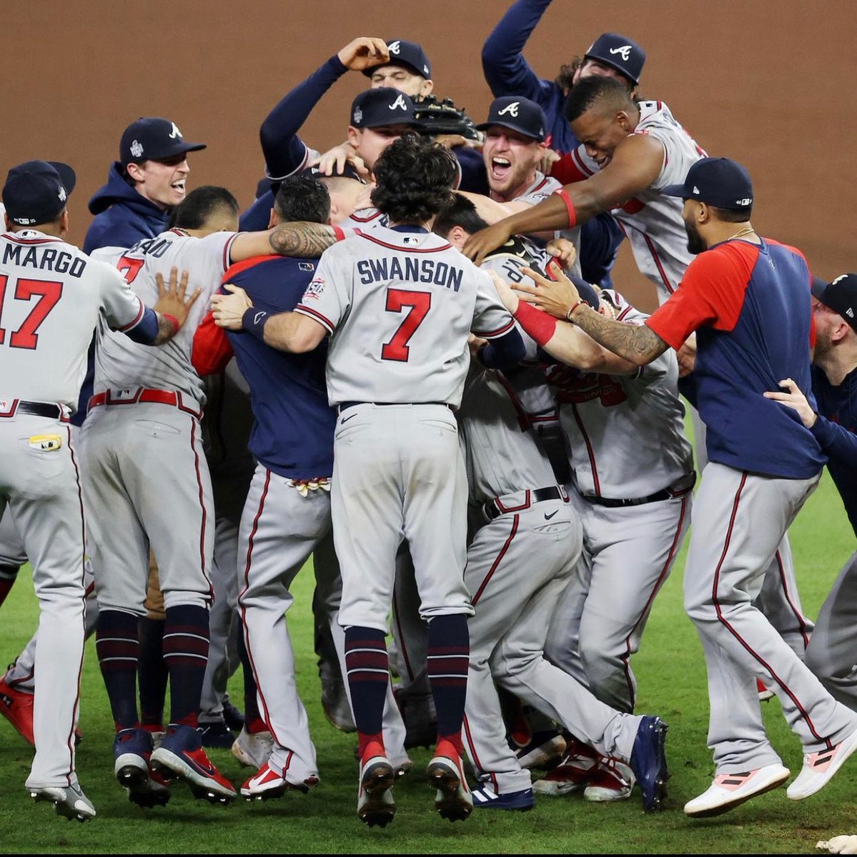 coroamad's tweet photo. Fun fact: the last time the Atlanta Braves won the World Series was yesterday. GO BRAVES! https://t.co/Ff6XVJ7XeK