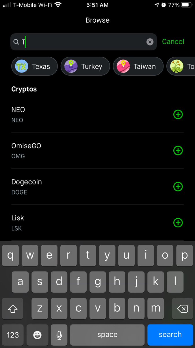 IncVuvuu's tweet photo. Looks like Robinhood may be adding new cryptos, I just saw a few of these were added on the app, they aren’t tradable yet though. #Robinhood #CryptocurrencyNews #cryptocurrency https://t.co/tgvrGeICeS