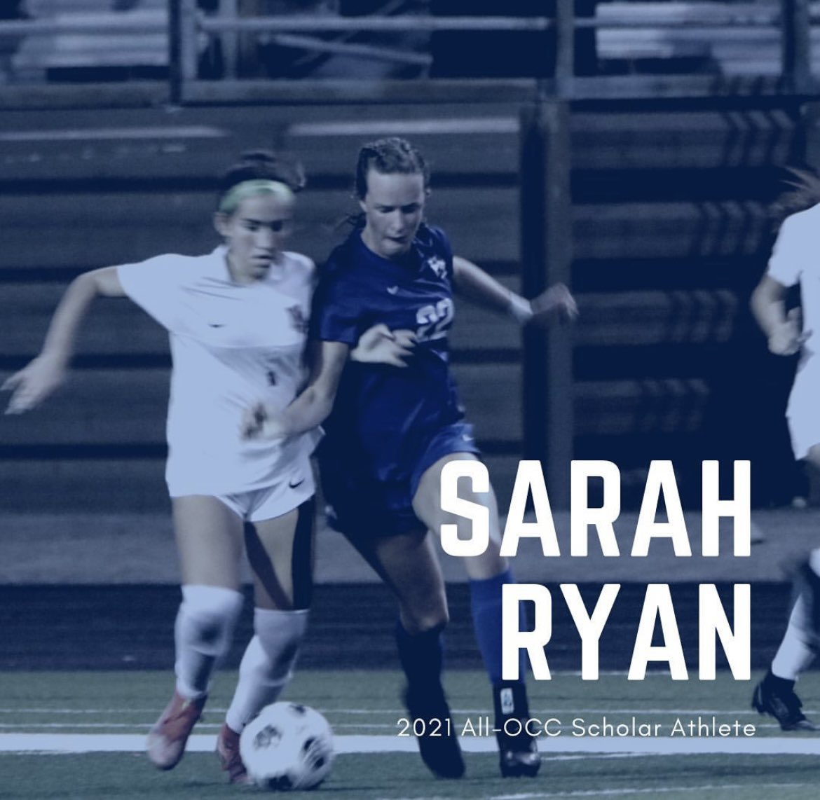 HDgirlssoccer's tweet photo. Congratulations to Sarah Ryan! 2021 OCC scholar athlete! https://t.co/KvUNBXBLZ8