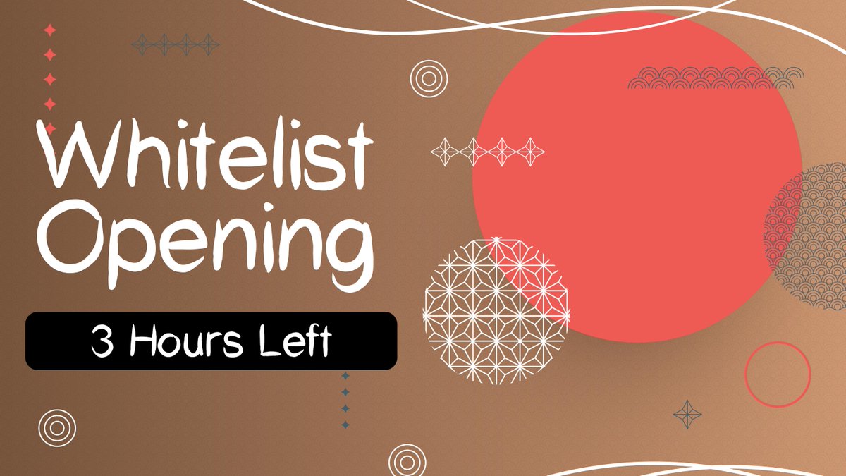 YugenFinance_'s tweet photo. We’re grateful to announce that IDO is going to launch soon and thus the opening of our Whitelist for this, only 3 hours are left!⌛️
🏯 The details of the Whitelist opening:
♦️ Date: 3rd November 2021
♦️ Time: 2:00 PM UTC
Stay tuned. 🤝
$YGN #WhitelistOpening #3HoursLeft https://t.co/jCux1G7Rsj