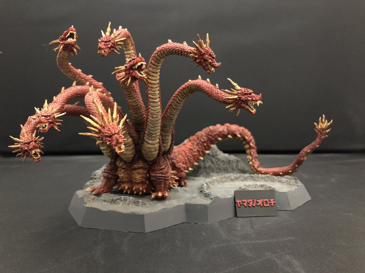 θさん(@tm_theta )原型の 「1994ヤマトタケル ヤマタノオロチ」 完成