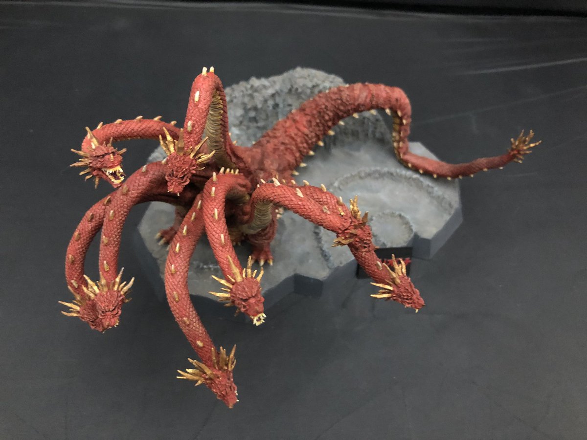 θさん(@tm_theta )原型の 「1994ヤマトタケル ヤマタノオロチ」 完成