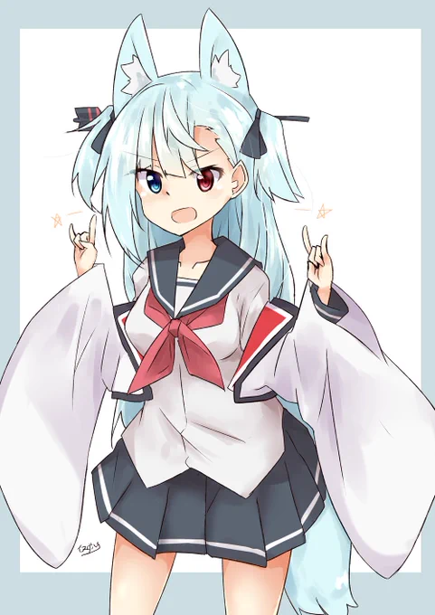 セーラーJKタンゲコトエ #タンゲコト絵 