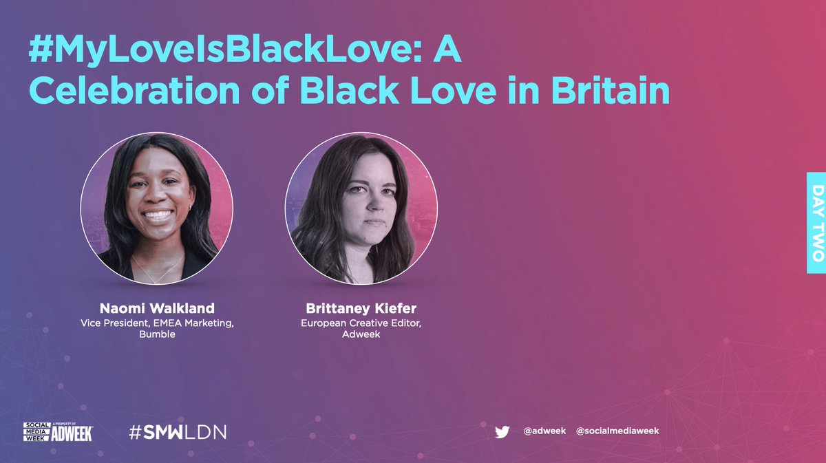 Bumble’s global #MyLoveIsBlackLove campaign captured Black joy in the UK and opened up the conversation about love within the Black community. 

@Bumble's <a href="/NaomiWalkland/">Naomi Walkland</a> shares how her team's campaign was a first step in the long journey ahead. #SMWLDN adweek.it/SMWLDN21