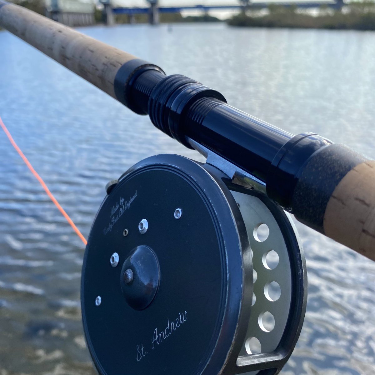 sculpinolive's tweet photo. 「キャス練」（鬼怒川）
今オフ初の長紐ブン投げ練習😁
#flyfishing
#flycasting
#speyrod
#speycasting
#capturd
#CP161012
#COMPETITION
#Hardy
#St.Andrew
#SRSFISHINGGEAR
#キャス練
#鬼怒川 https://t.co/3QoMiIjK4k