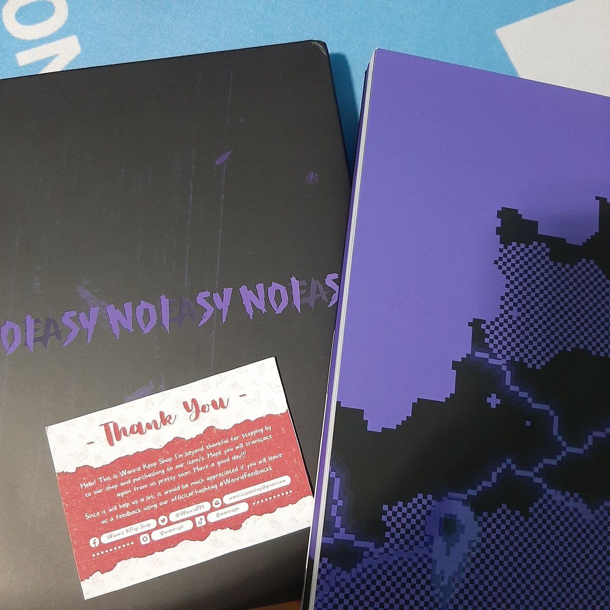 defffsouul_'s tweet photo. Hi! @WanriePH, my noeasy album arrived already. Although some sides have dents, still happy the album arrived, thank you so much! 💌🤍
#Wanrie_Feedbacks https://t.co/HpiLZWvVwc