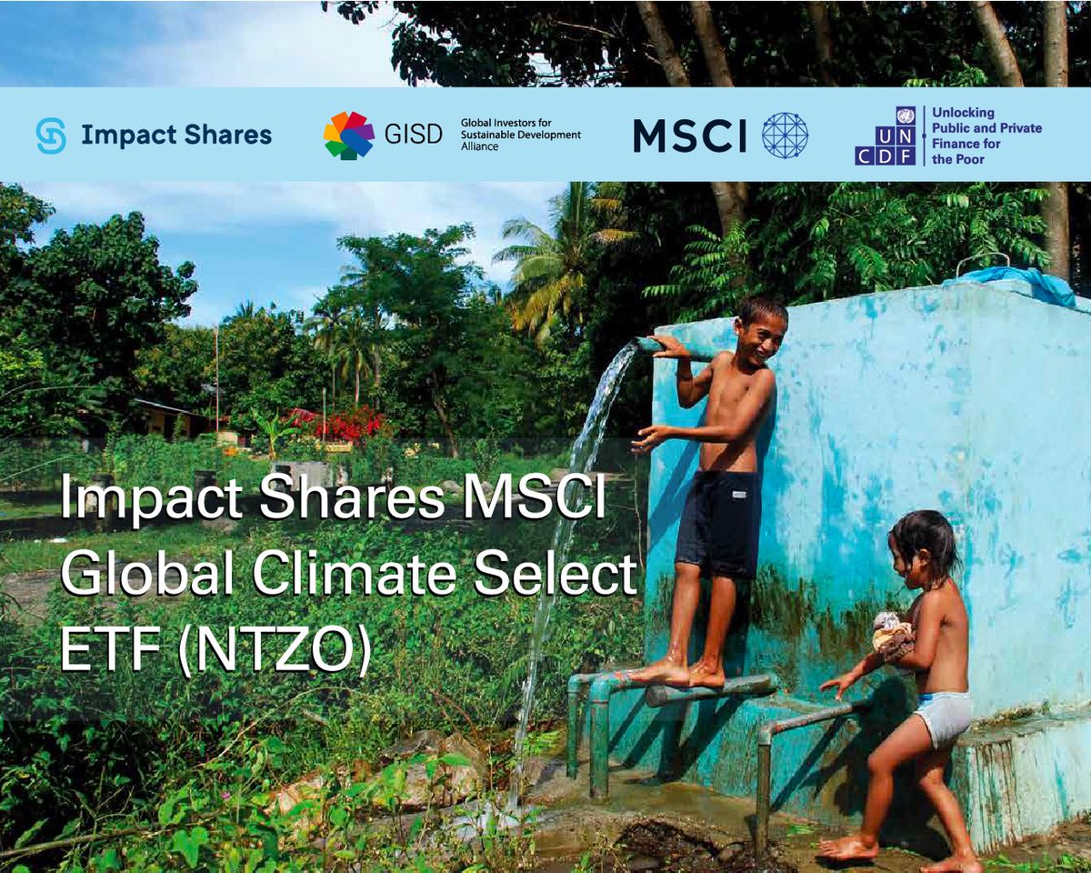 sloane_ep's tweet photo. Our climate ETF NTZO launched today! Market rate financial returns tracking a global index, no fossil fuels, donation to @UNCDF to help LDCs build climate resilience. What's not to love? #impactinvesting #ClimateAction #alignmoneywithvalues https://t.co/Eri5TSVYbX