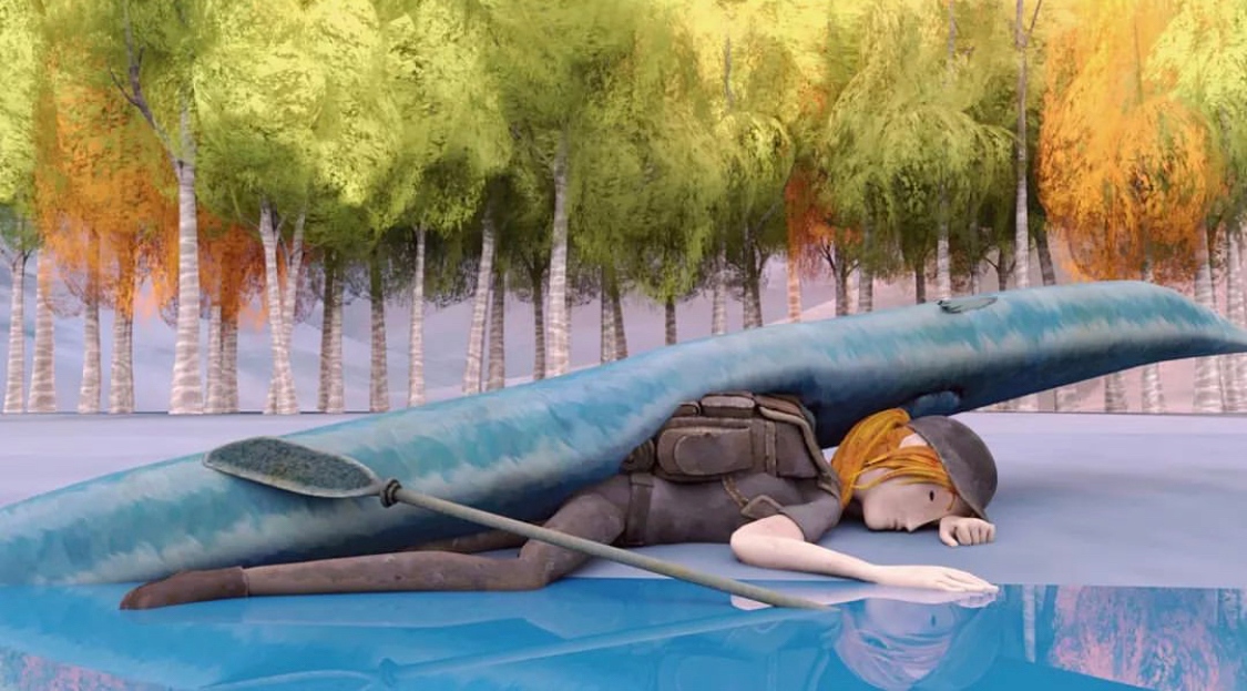 UniCreativeArts's tweet photo. UCA BA (Hons) Animation student Treya created these stunning frames using inspiration from her travels to Katmai. We love them! 😍🛶🦌⁠
⁠
Find out more about studying Animation at UCA ➡️ https://t.co/M2nsqlGc5F
⁠
📸 by treya.animation ⁠on Instagram
⁠
#WeareUCA #MakersofUCA https://t.co/qTptA57Sl4