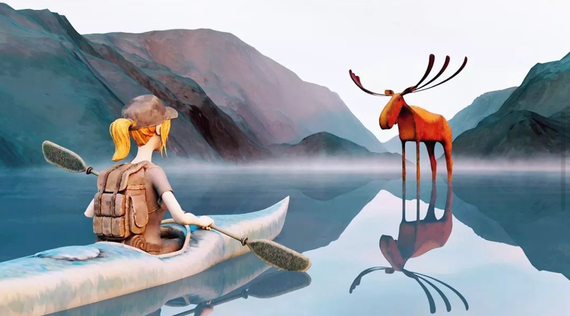UniCreativeArts's tweet photo. UCA BA (Hons) Animation student Treya created these stunning frames using inspiration from her travels to Katmai. We love them! 😍🛶🦌⁠
⁠
Find out more about studying Animation at UCA ➡️ https://t.co/M2nsqlGc5F
⁠
📸 by treya.animation ⁠on Instagram
⁠
#WeareUCA #MakersofUCA https://t.co/qTptA57Sl4