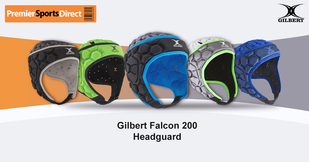 PSportsDirect's tweet photo. Protect your loved ones with the Gilbert Falcon 200 headguard! Full of high end features, comfortable fit &amp; variable styles. Find out more here: https://t.co/HkZYpkAuwi. #PremierSportDirect https://t.co/eLmNJXX5LK