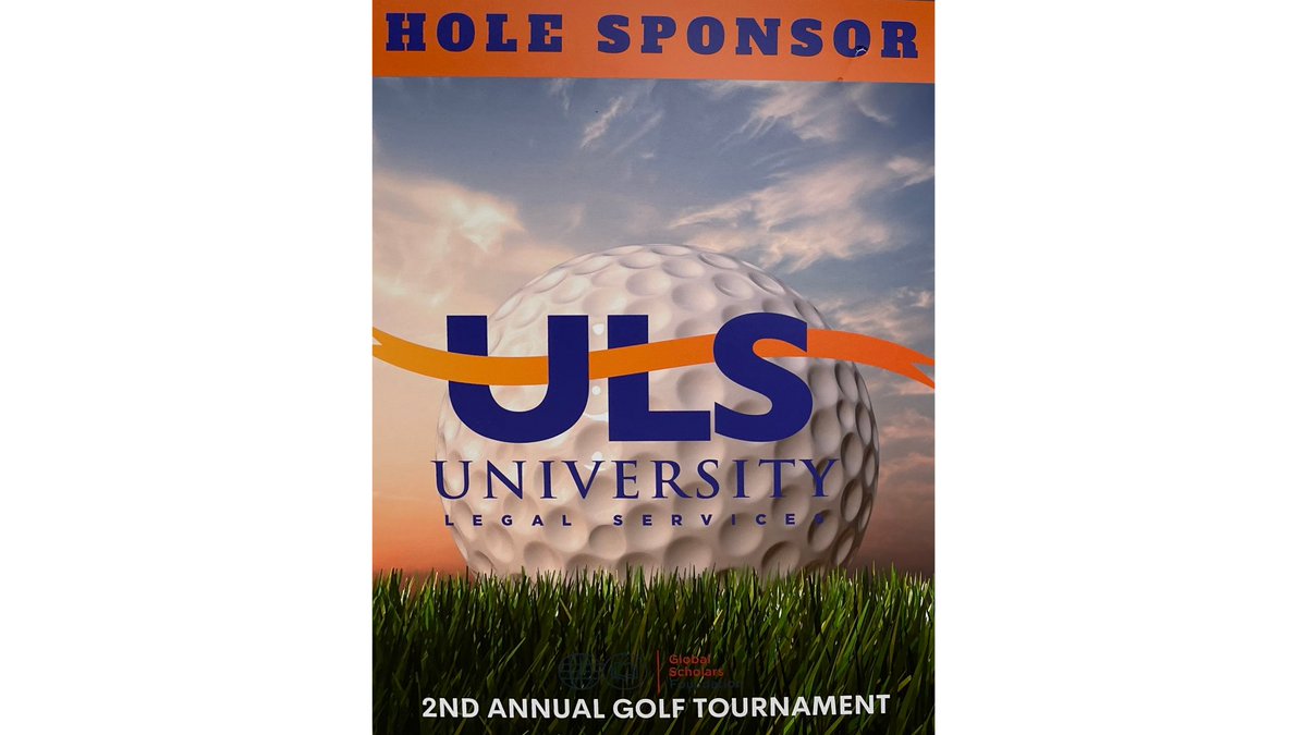 Happy Wednesday! Thank you, Hole Sponsor, ULS, University Legal Services, for all of your donations and support of the 2nd Annual GSF Golf Tournament. The Golf Tournament was a success! #GSF #GolfTournament #ULS #Support