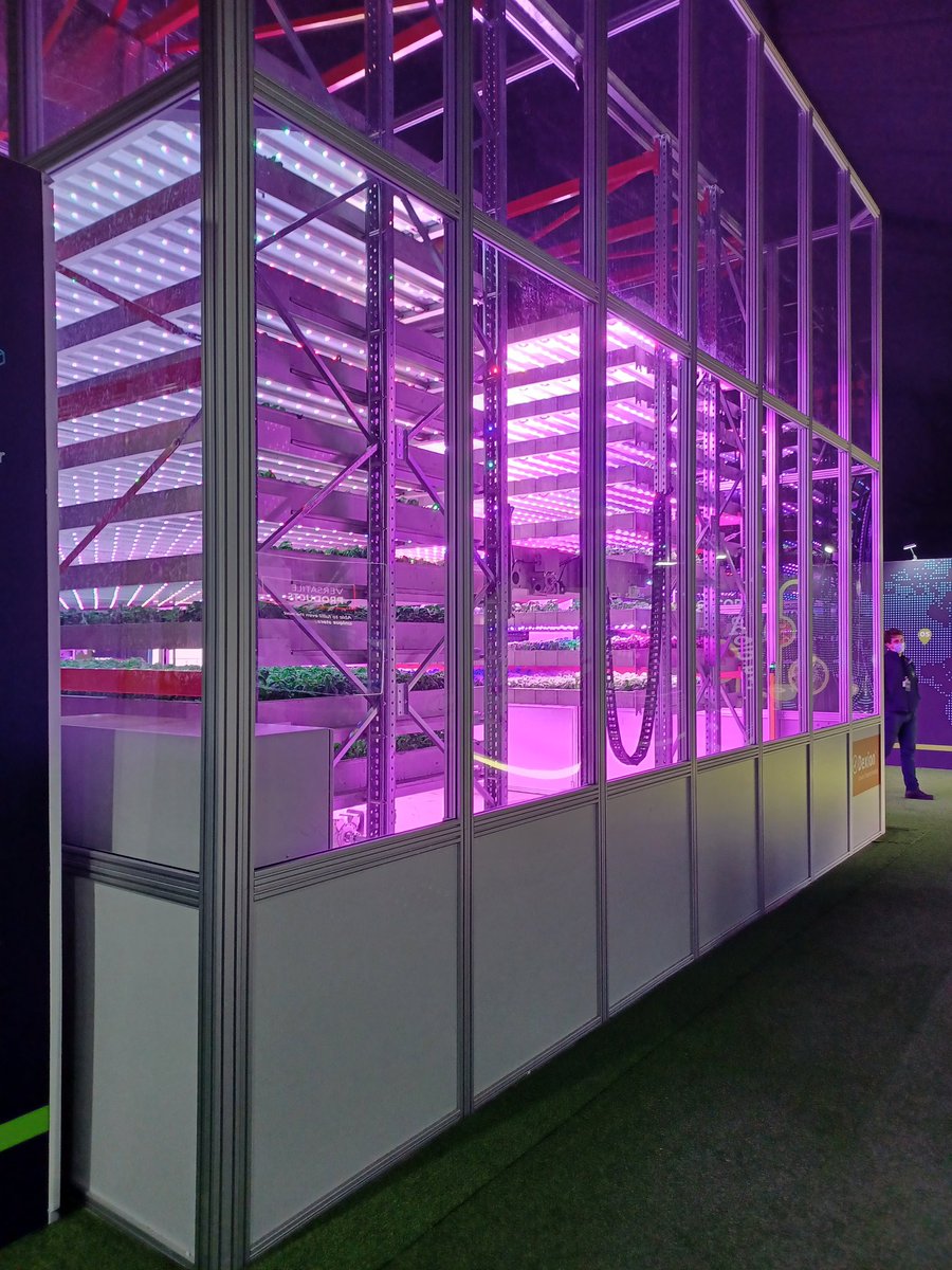 NSUPres's tweet photo. Just been to the amazing @IntelligentGS verticle farming showcase with @NUPV_Research in Glasgow near the #COP26 

The technology is really something but the ability to solve world hunger and sustainable farming could be right here 🌱💚 https://t.co/FH5fGTlFAY