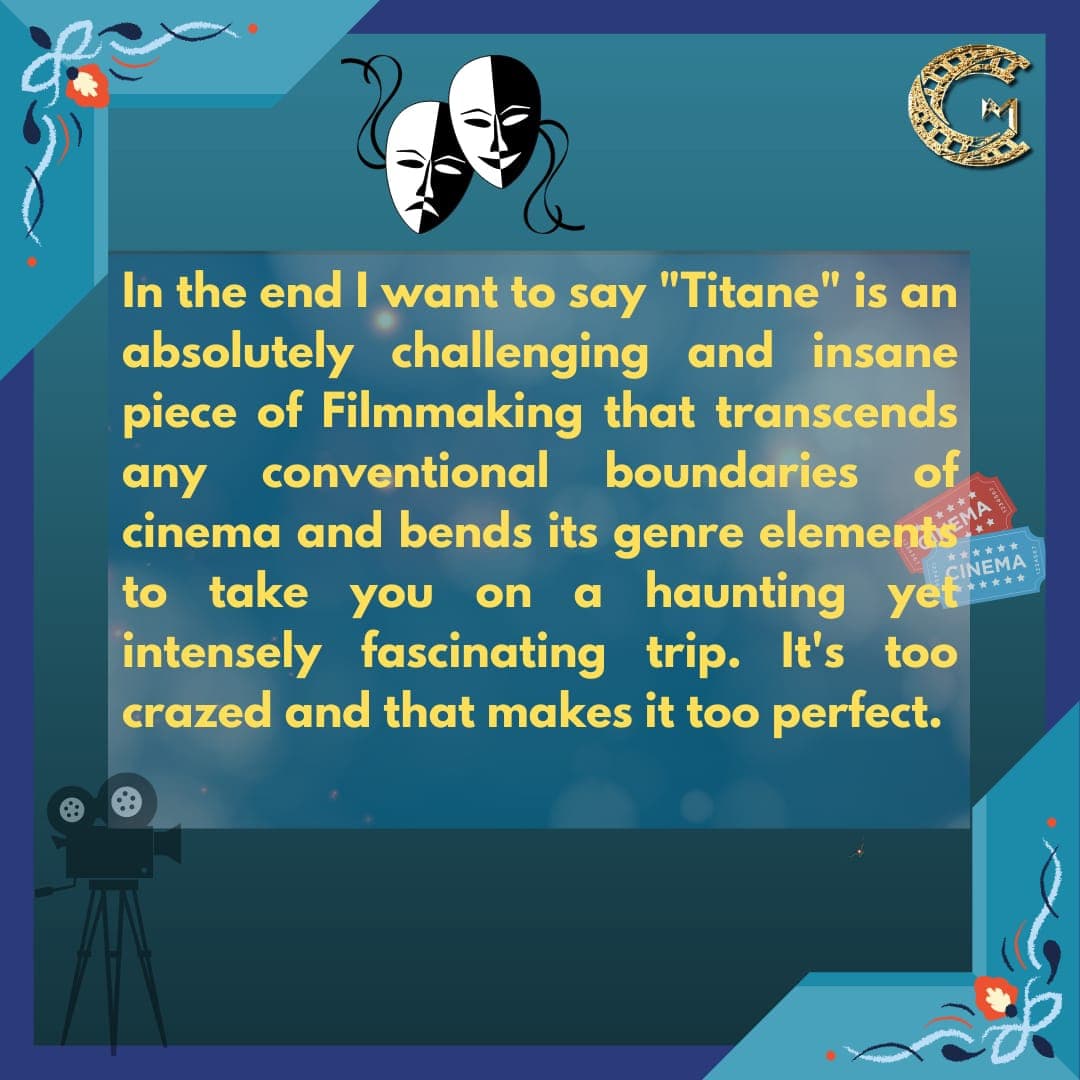 cinemates_smit's tweet photo. #cinematessmit #reviewtime #titane #palmedor #french #review #time #cinemates #smit #cinema #masterpiece #smitcinemates #cinephilecommunity #cinephile #cinephiles #moviereview #filmreview #analysis #movieanalysis #filmanalysis #movielovers #moviequotes #filmquotes #movies

2/2 https://t.co/Lb3sqq3PfS