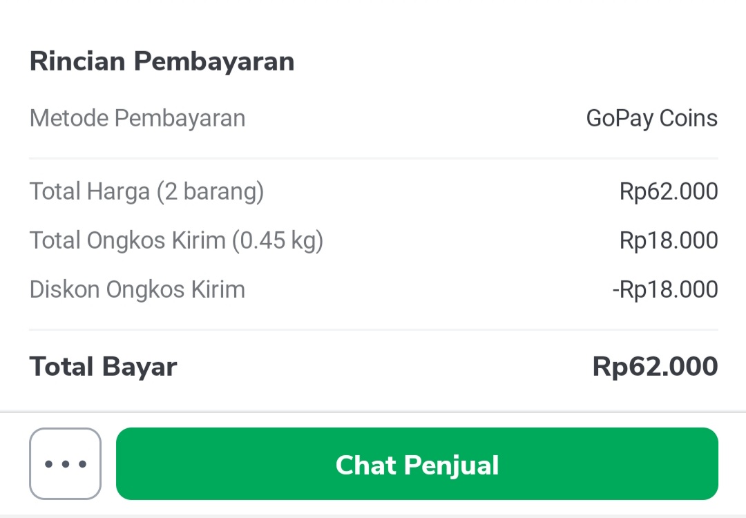 Lumayan juga nih cashback #GoPayPoins <a href="/gopayindonesia/">GoPay Indonesia</a> buat belanja gratisan + ongkir gratis dari <a href="/tokopedia/">Tokopedia</a> 👍👯‍♀️😎