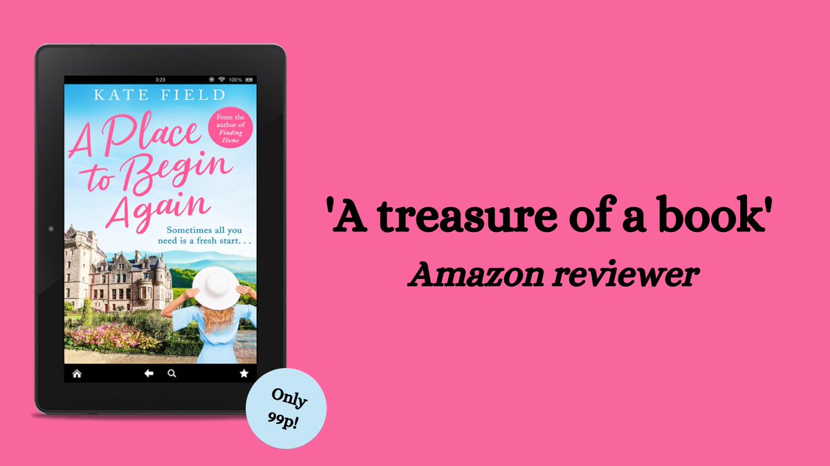 HeadlineAccent's tweet photo. We couldn't agree more -- #APlaceToBeginAgain really IS a treasure!
💕💫
@katehaswords's beautiful novel is just 99p in eBook at the moment, and you can find your copy below:
https://t.co/Jchss0XCDX https://t.co/Kkc98duxpE